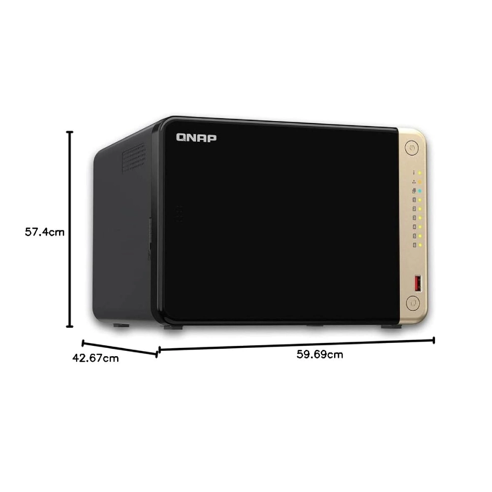 QNAP NAS Box 6 Bay TS-664 view 5